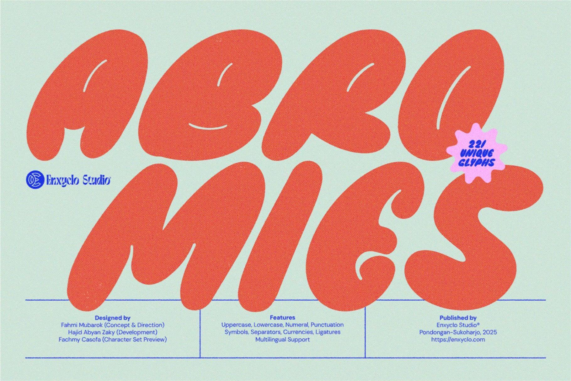 Abromies - Bold Fat Font