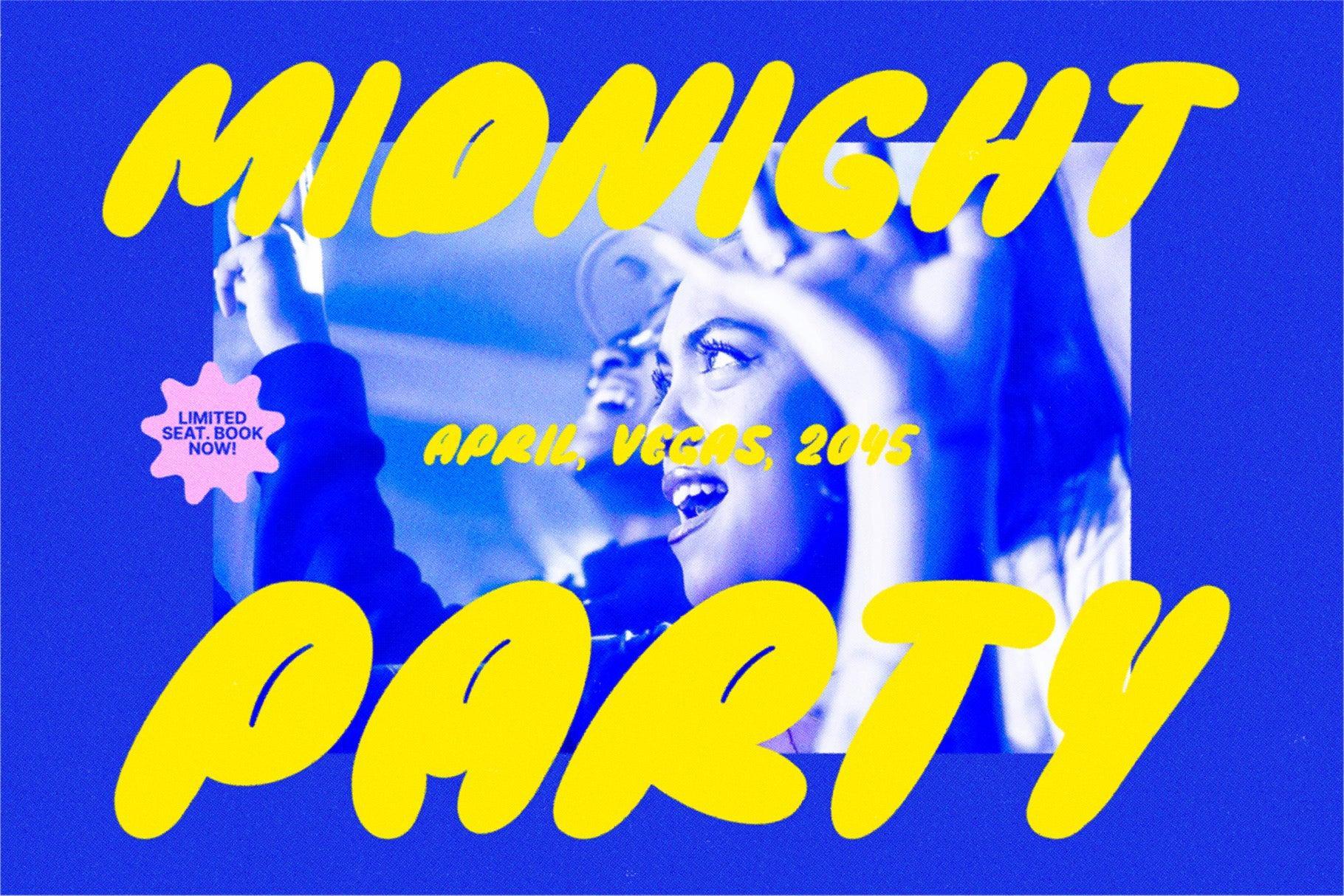 Abromies - Bold Fat Font