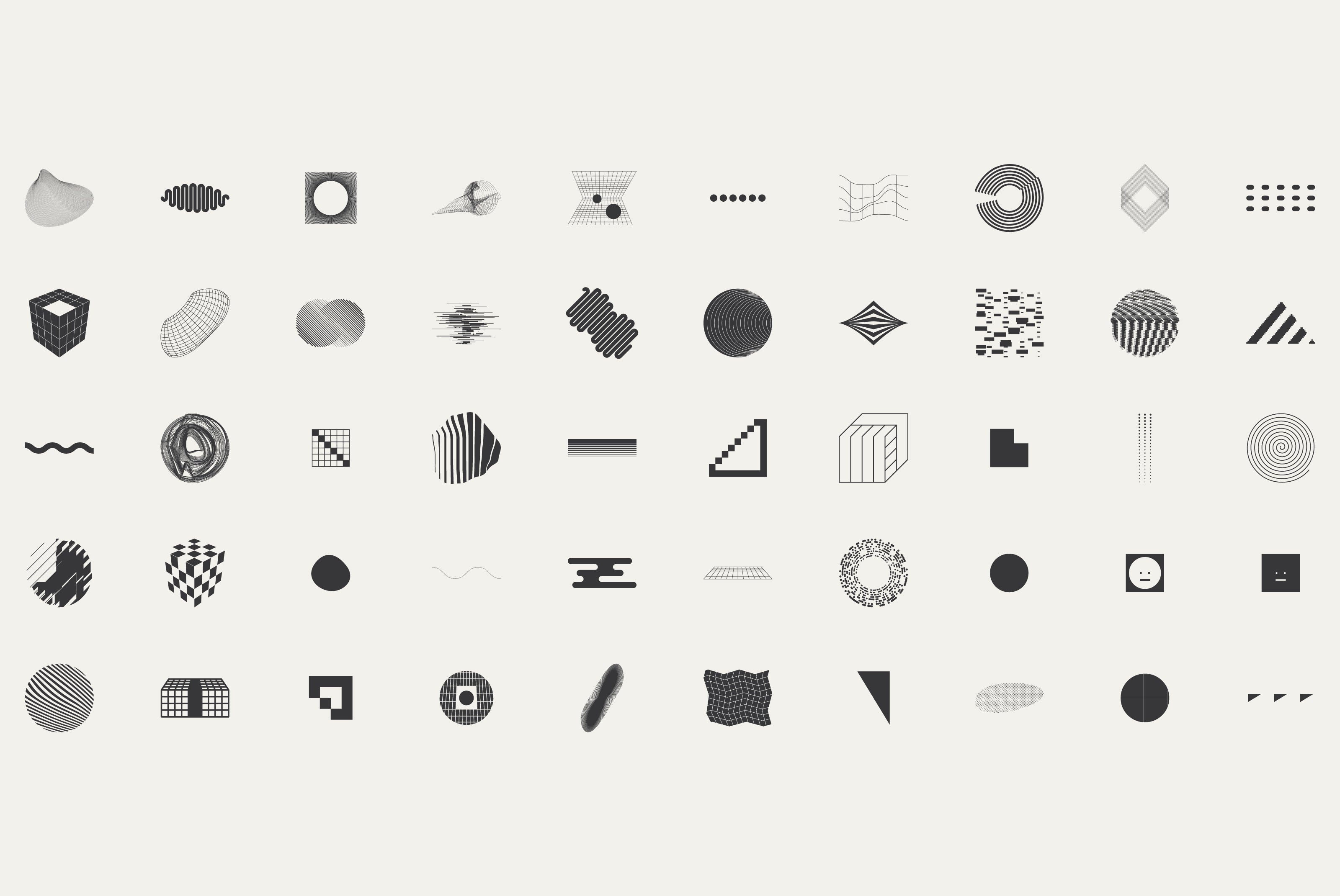 Abstract 100 Universal Vector Object