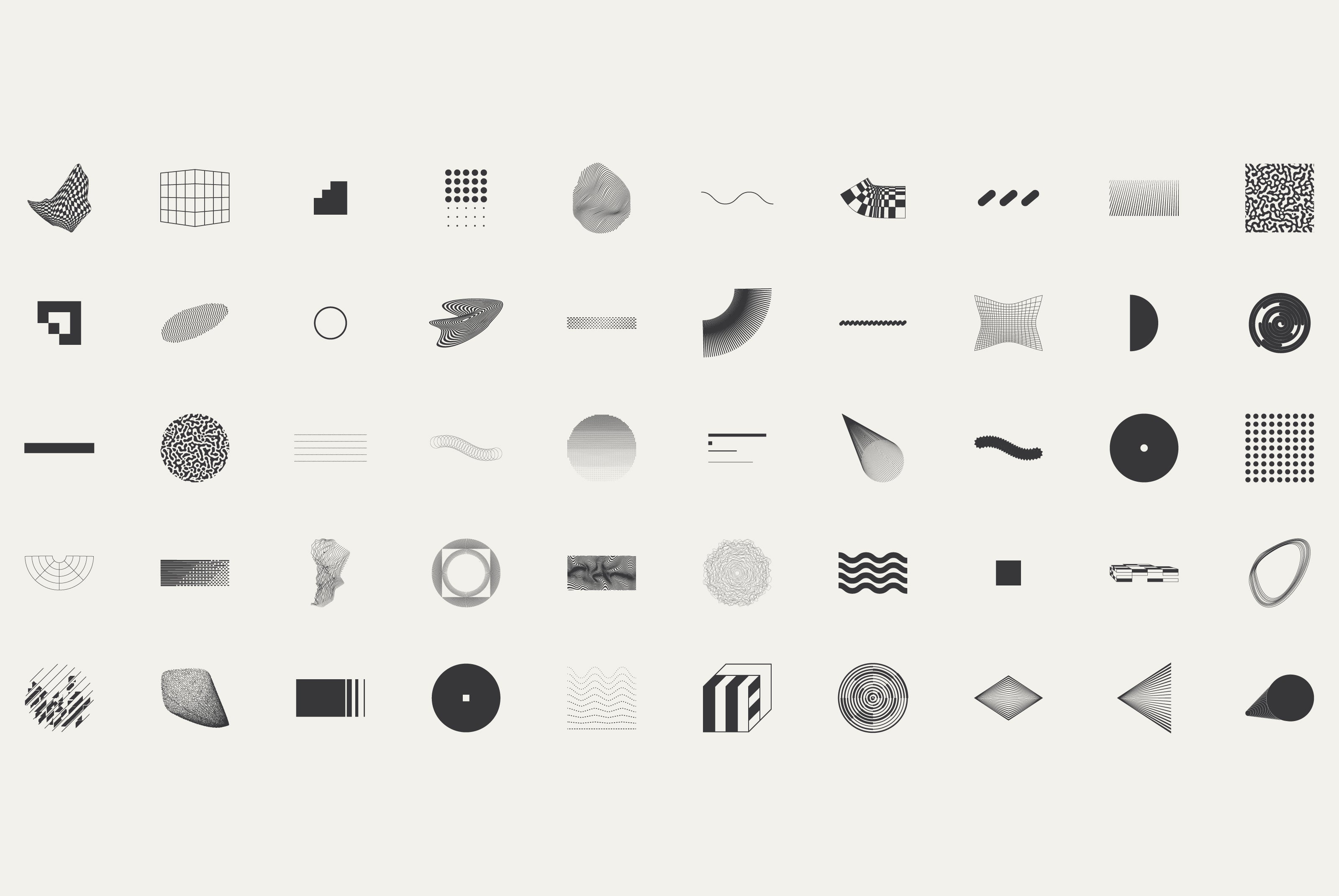 Abstract 100 Universal Vector Object