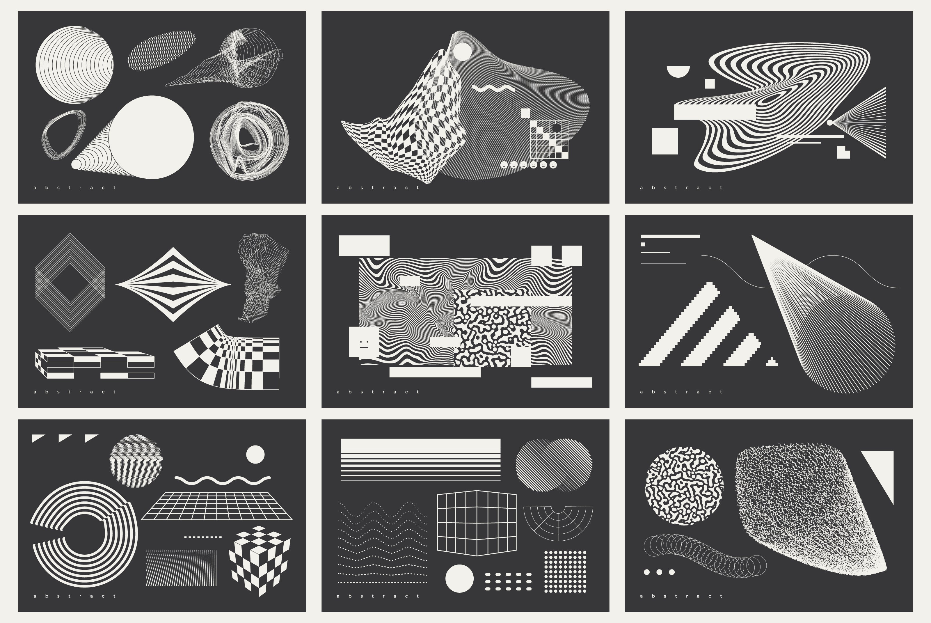 Abstract 100 Universal Vector Object