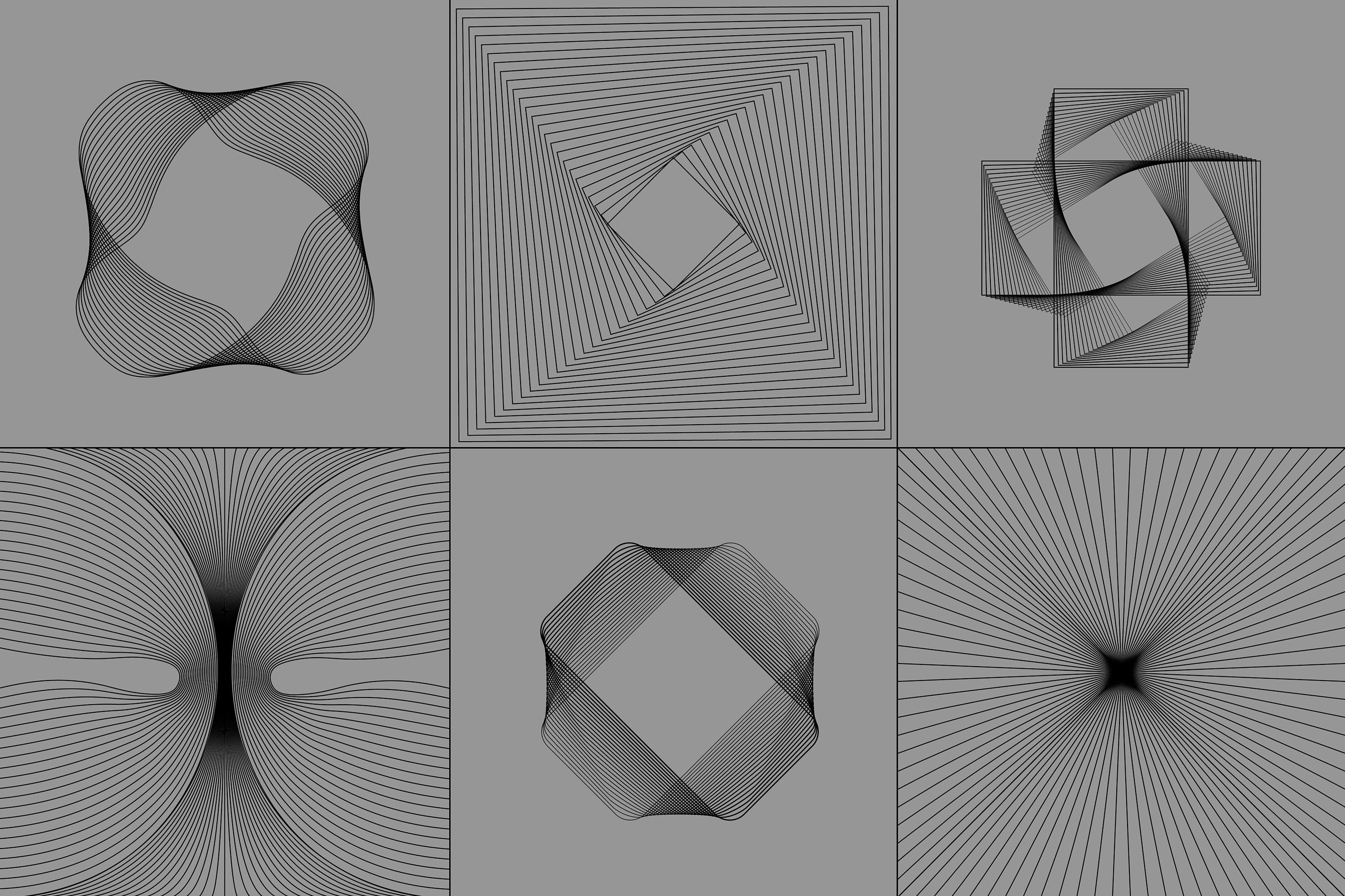 Abstract Twirls Elements Pack