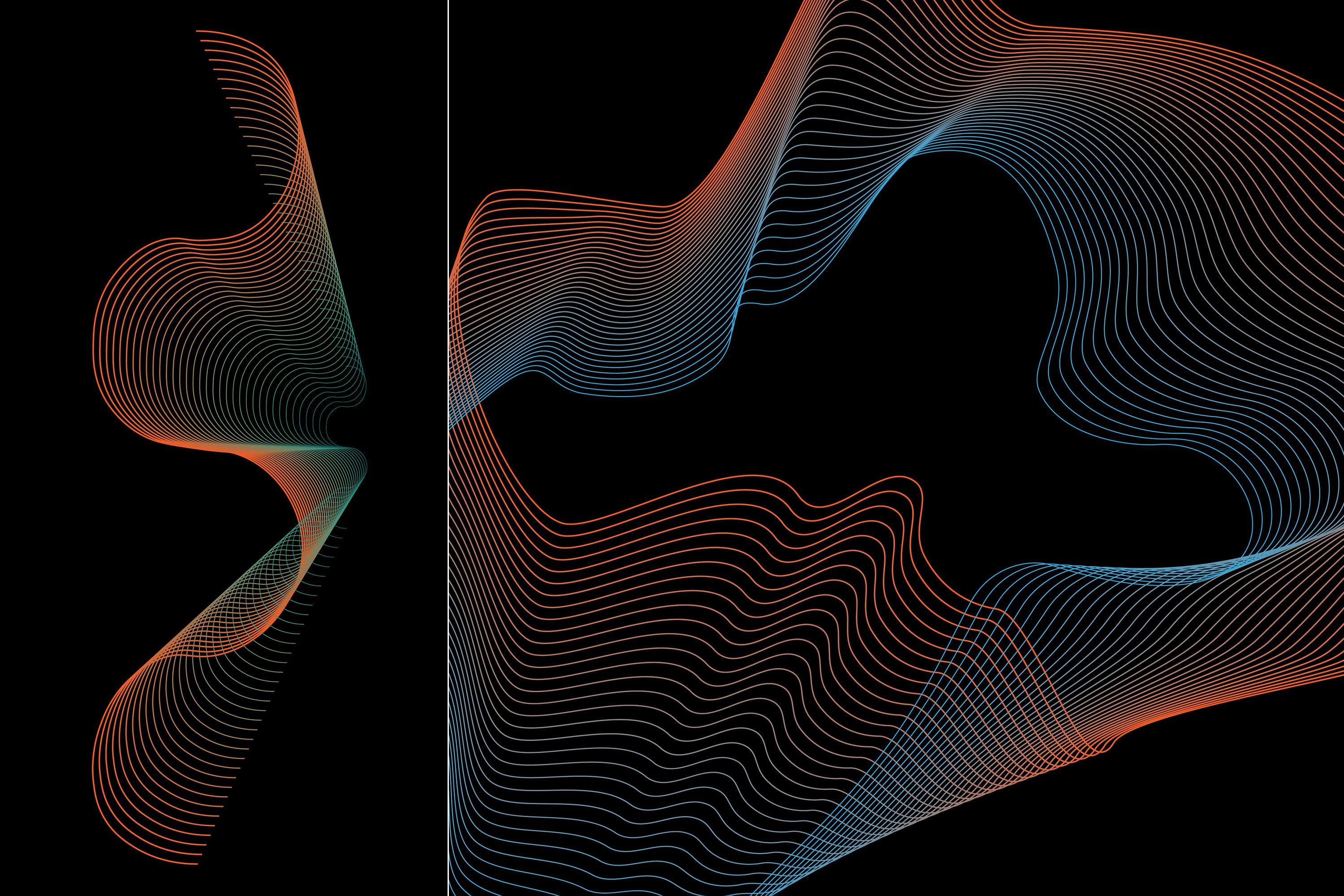 Abstract Twirls Elements Pack