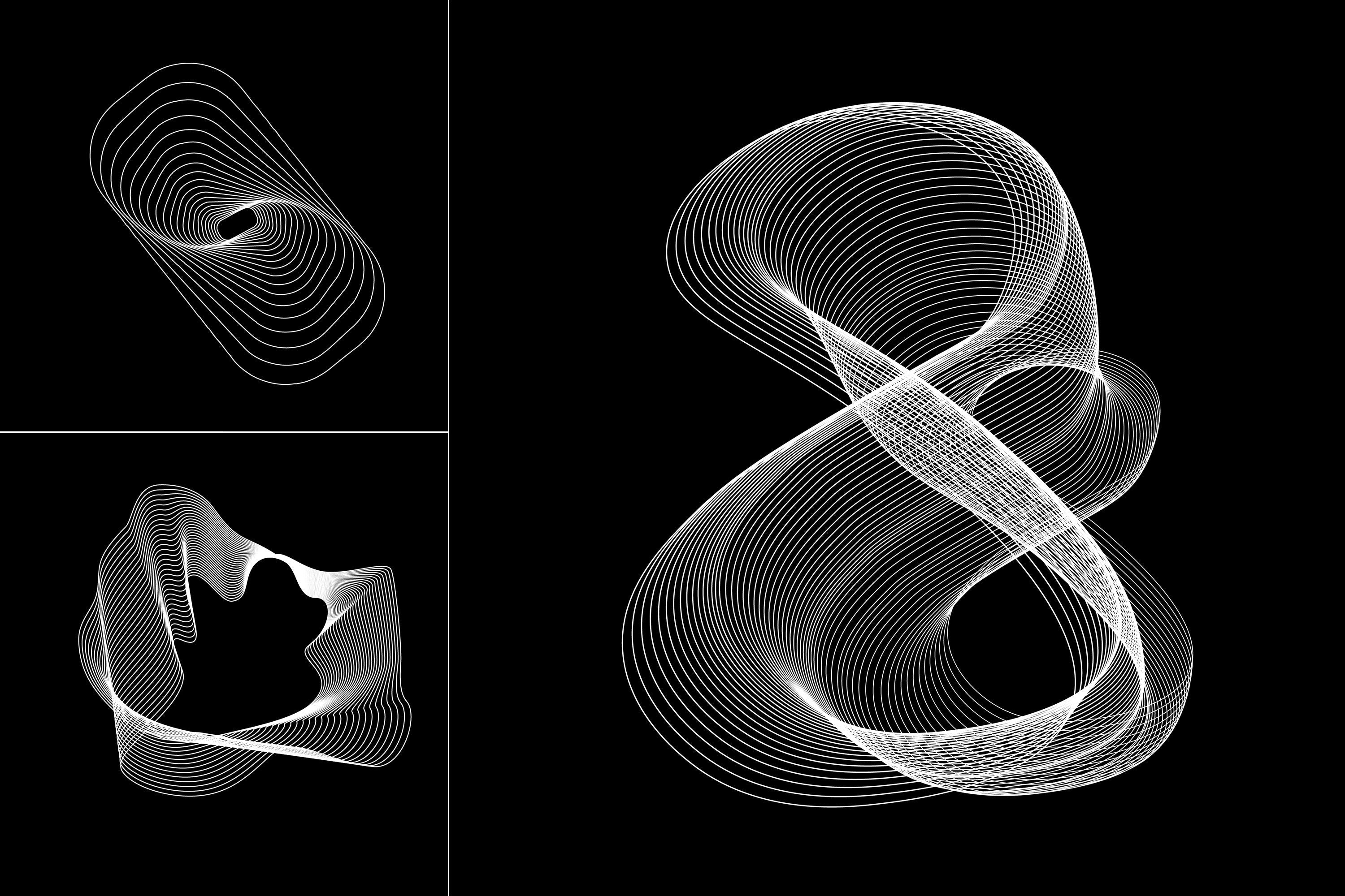 Abstract Twirls Elements Pack