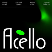 Acello – Geometric Sans Serif