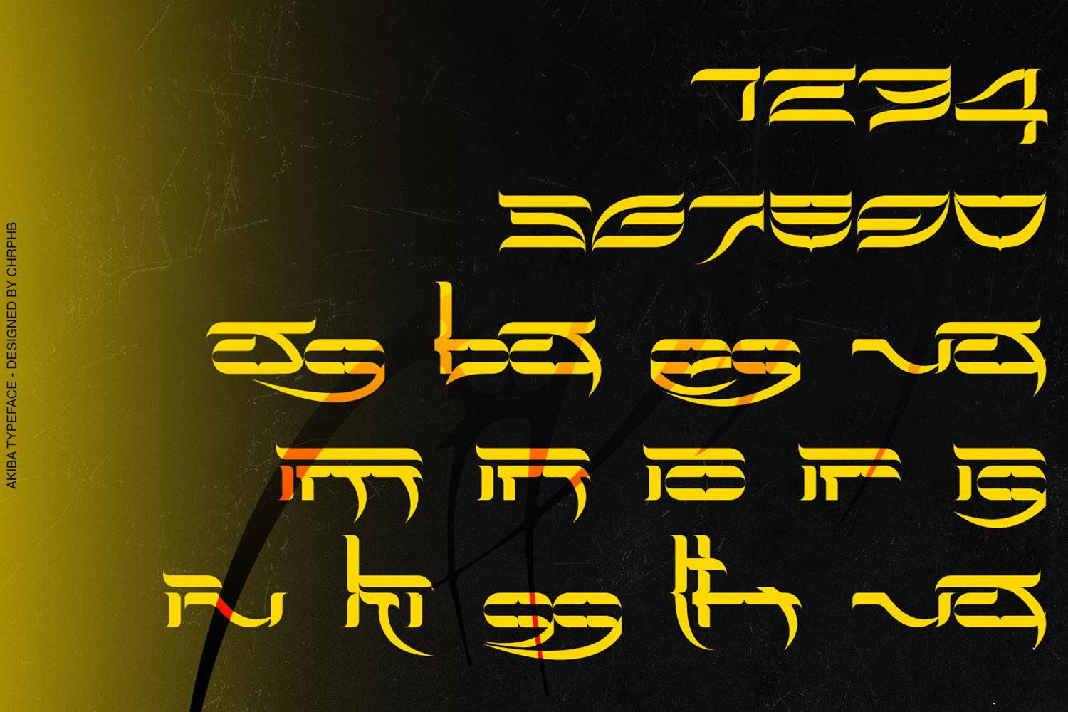 Akiba Typeface