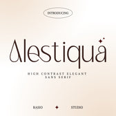 Alestiqua Elegant Sans Serif Font