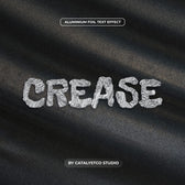 Aluminium Foil Text Effect