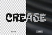 Aluminium Foil Text Effect