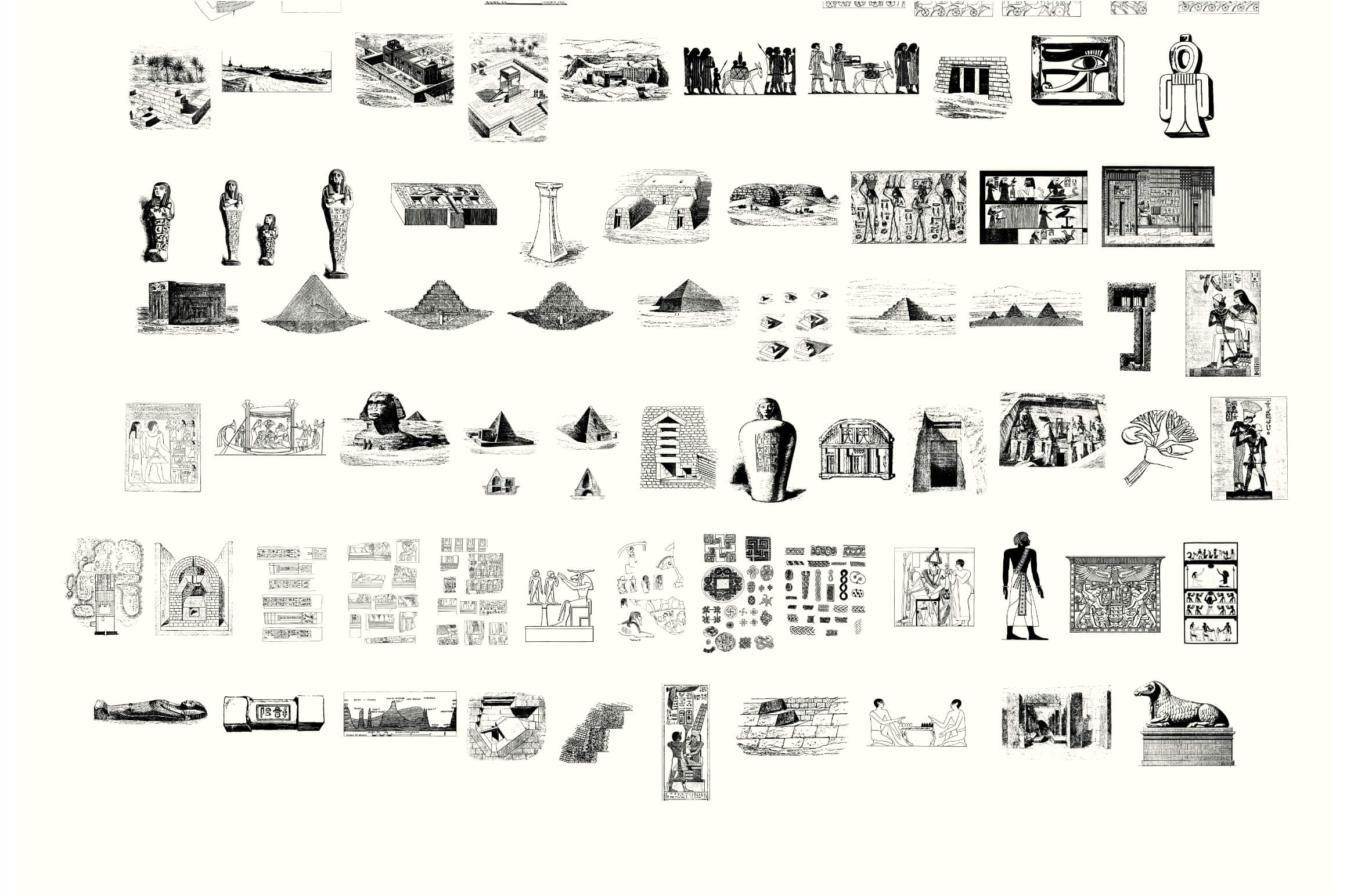 Ancient Egypt Illustrations