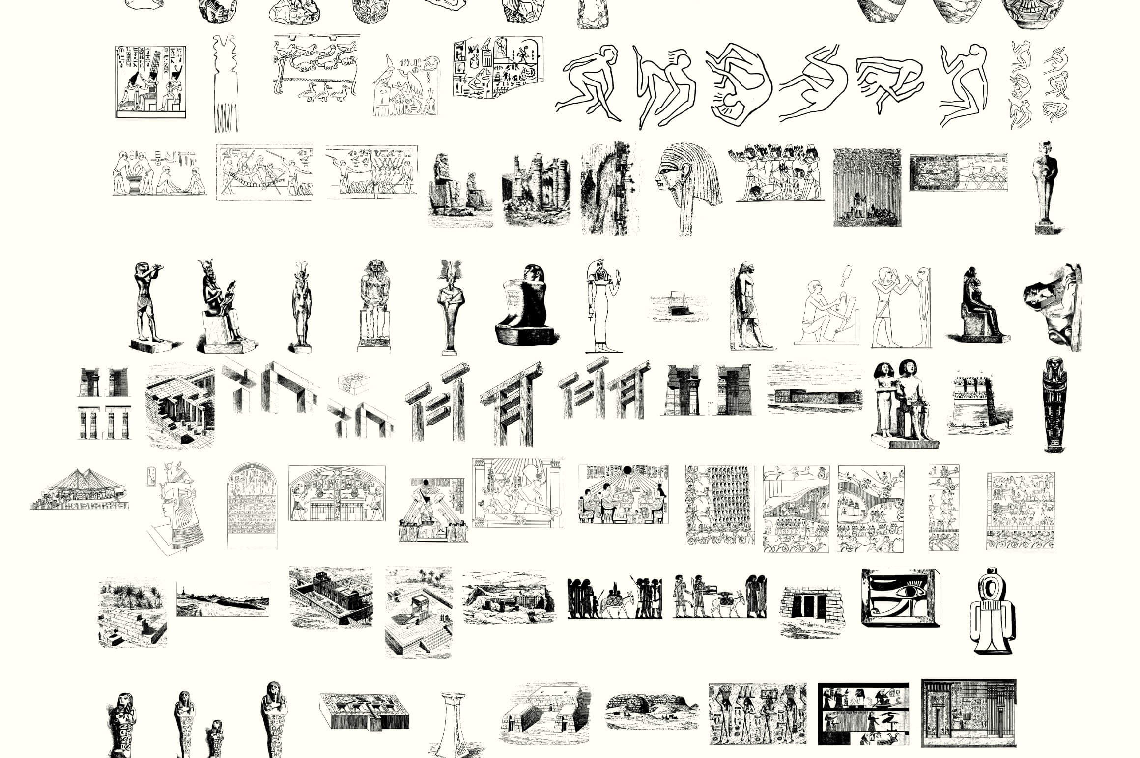 Ancient Egypt Illustrations