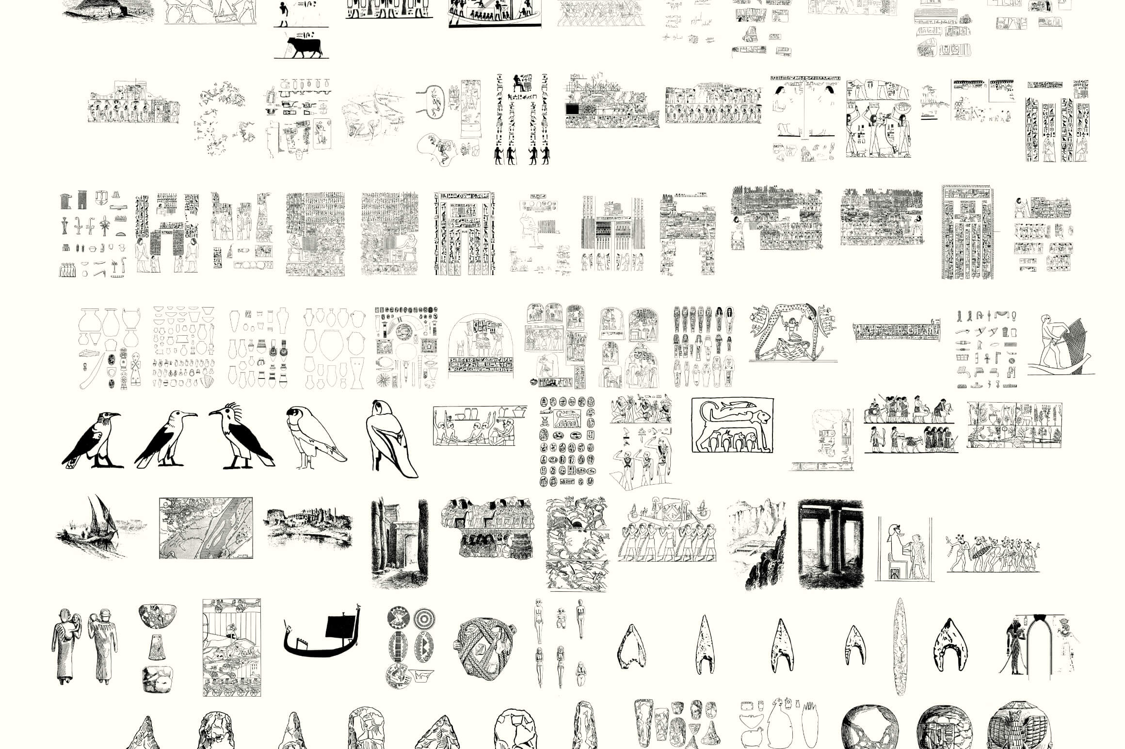 Ancient Egypt Illustrations