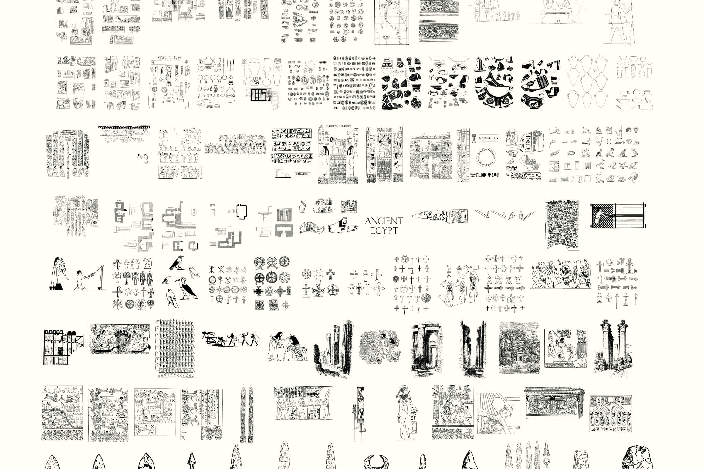 Ancient Egypt Illustrations