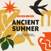 Ancient Summer Boho Vector Elements