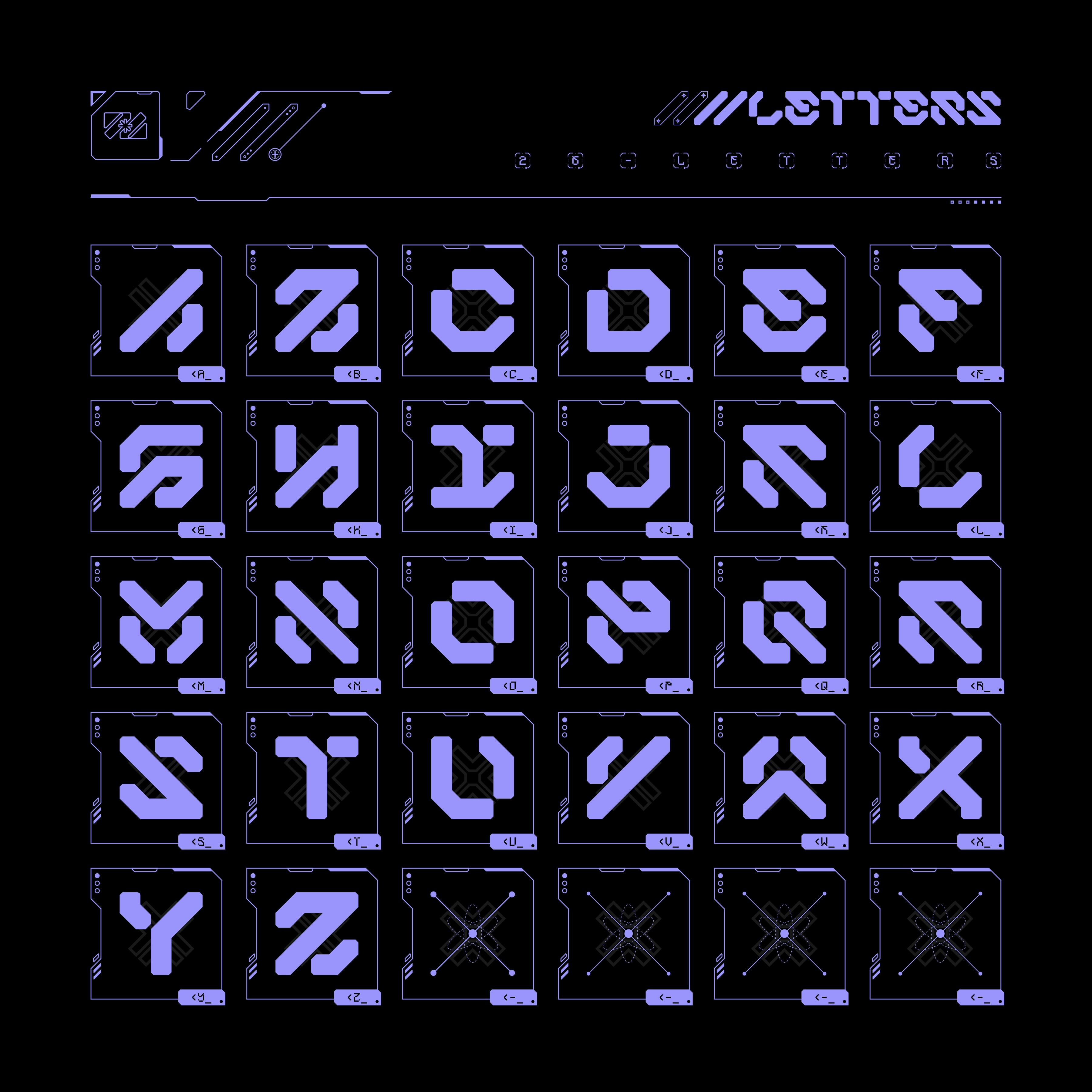 ANERO MECHA Typeface