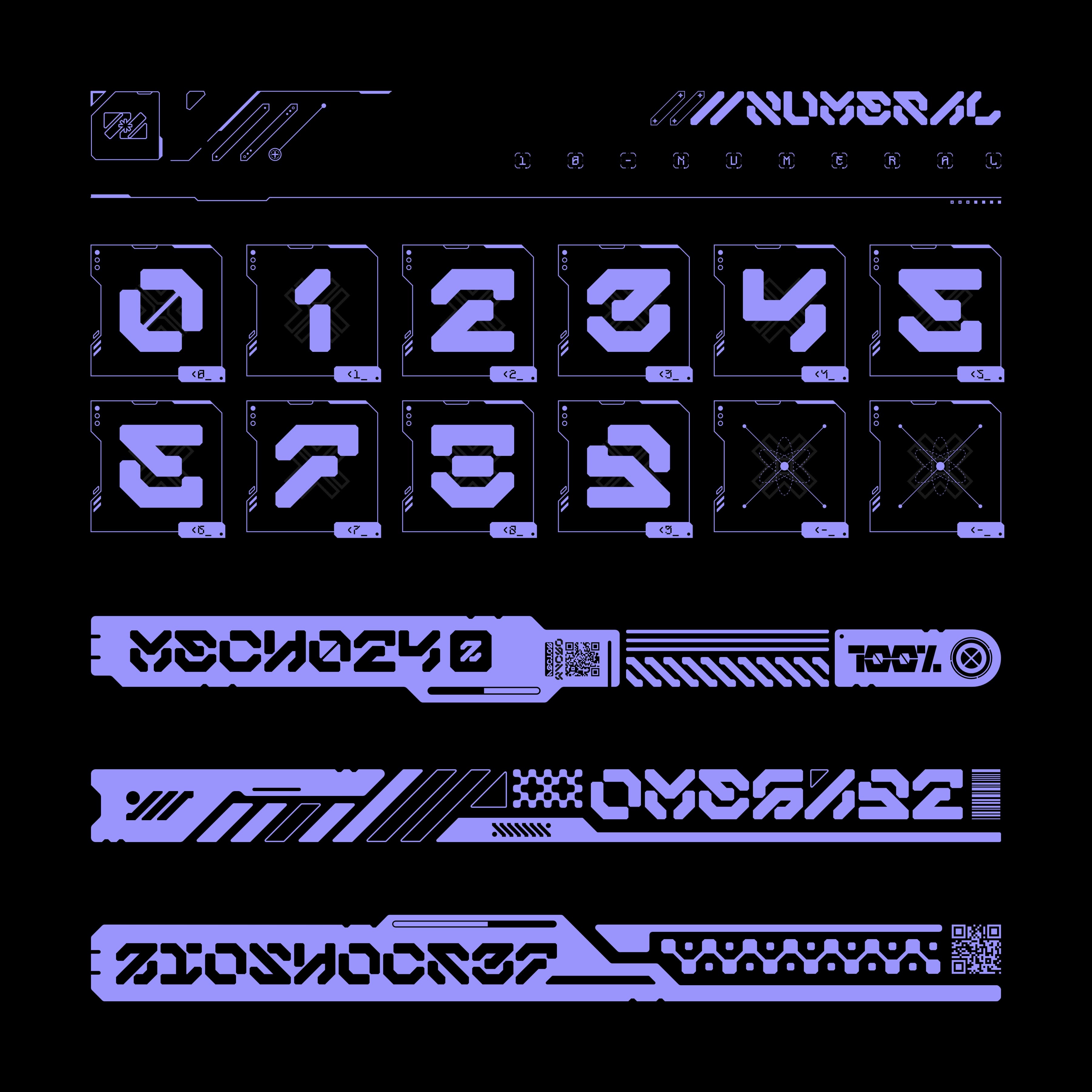 ANERO MECHA Typeface