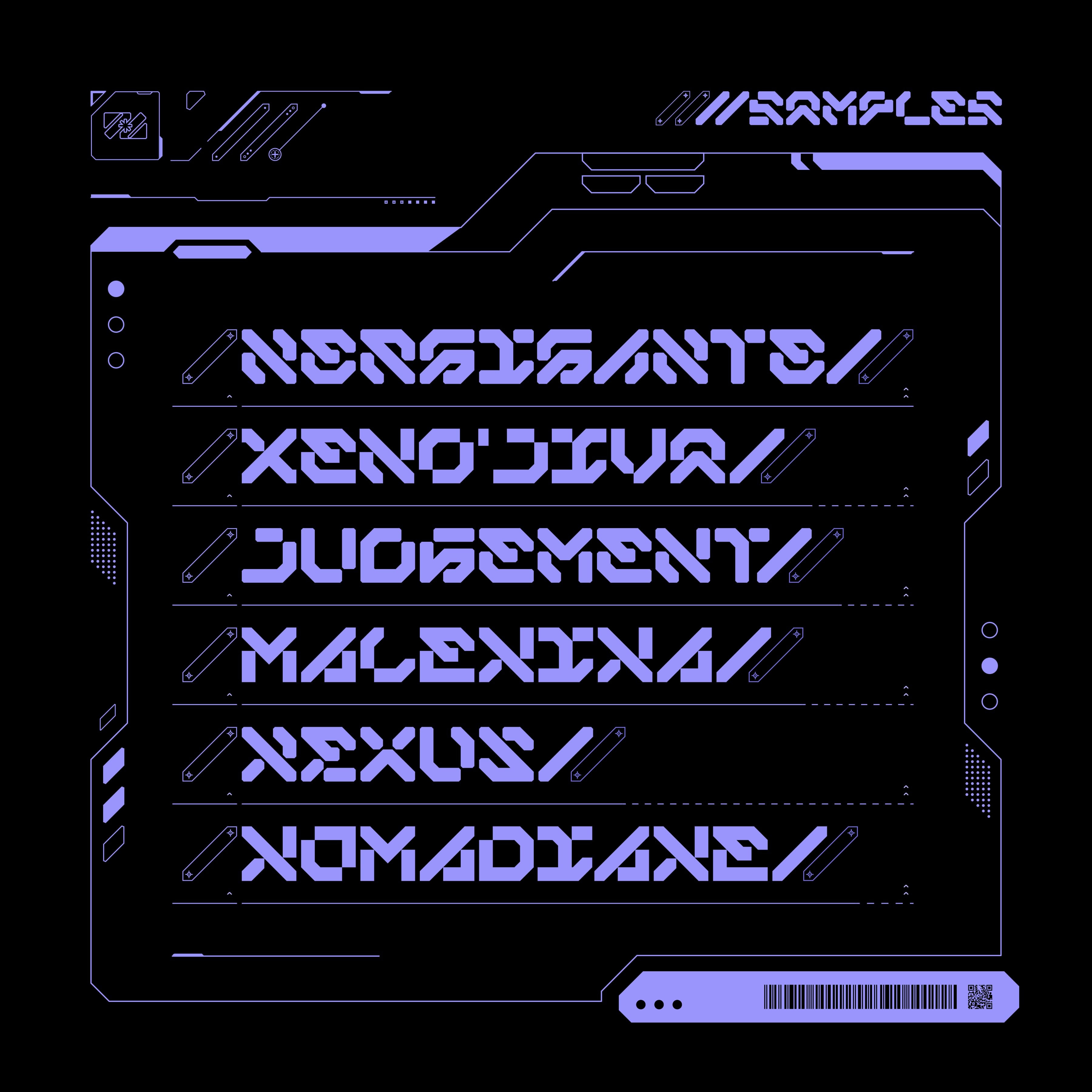 ANERO MECHA Typeface