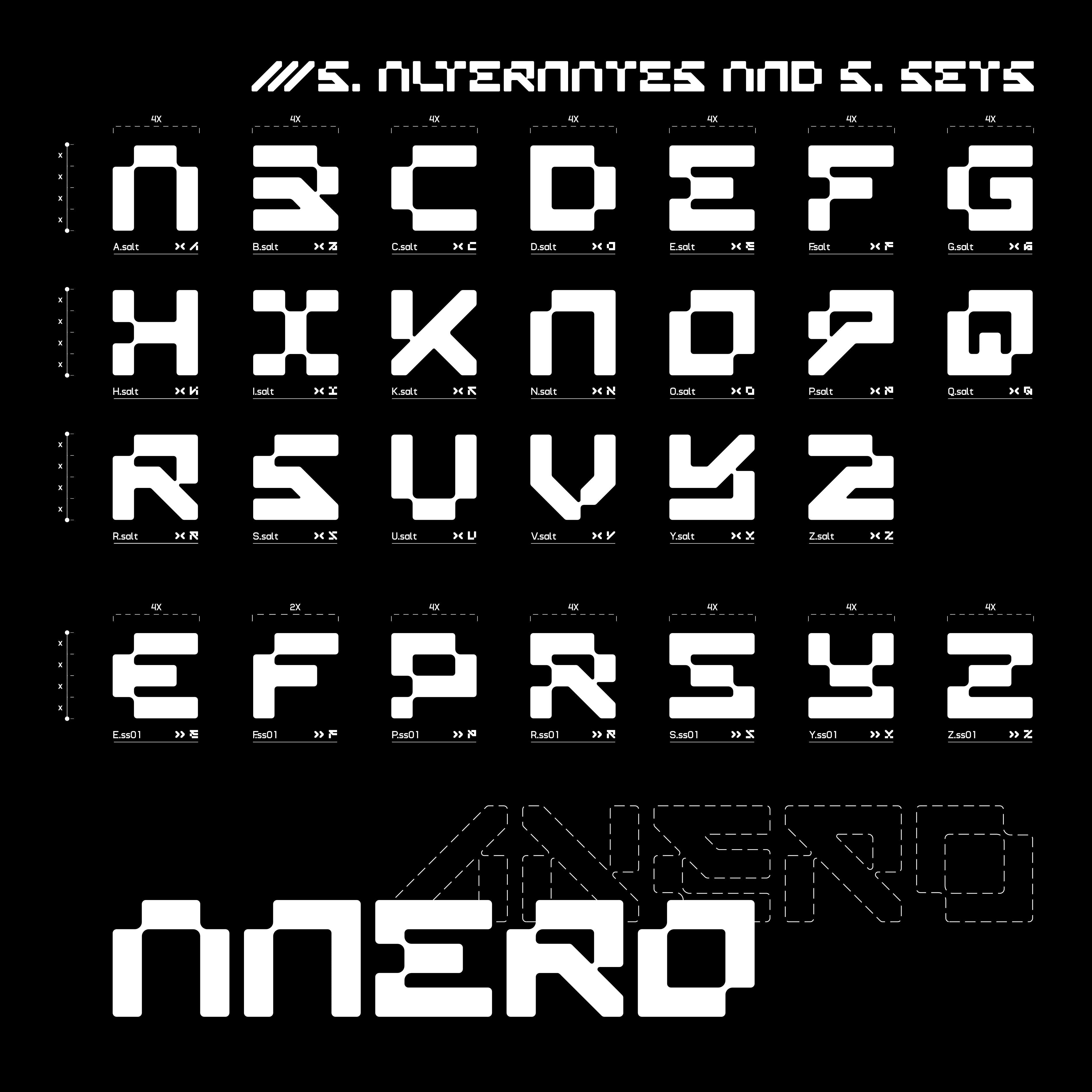 ANERO Typeface
