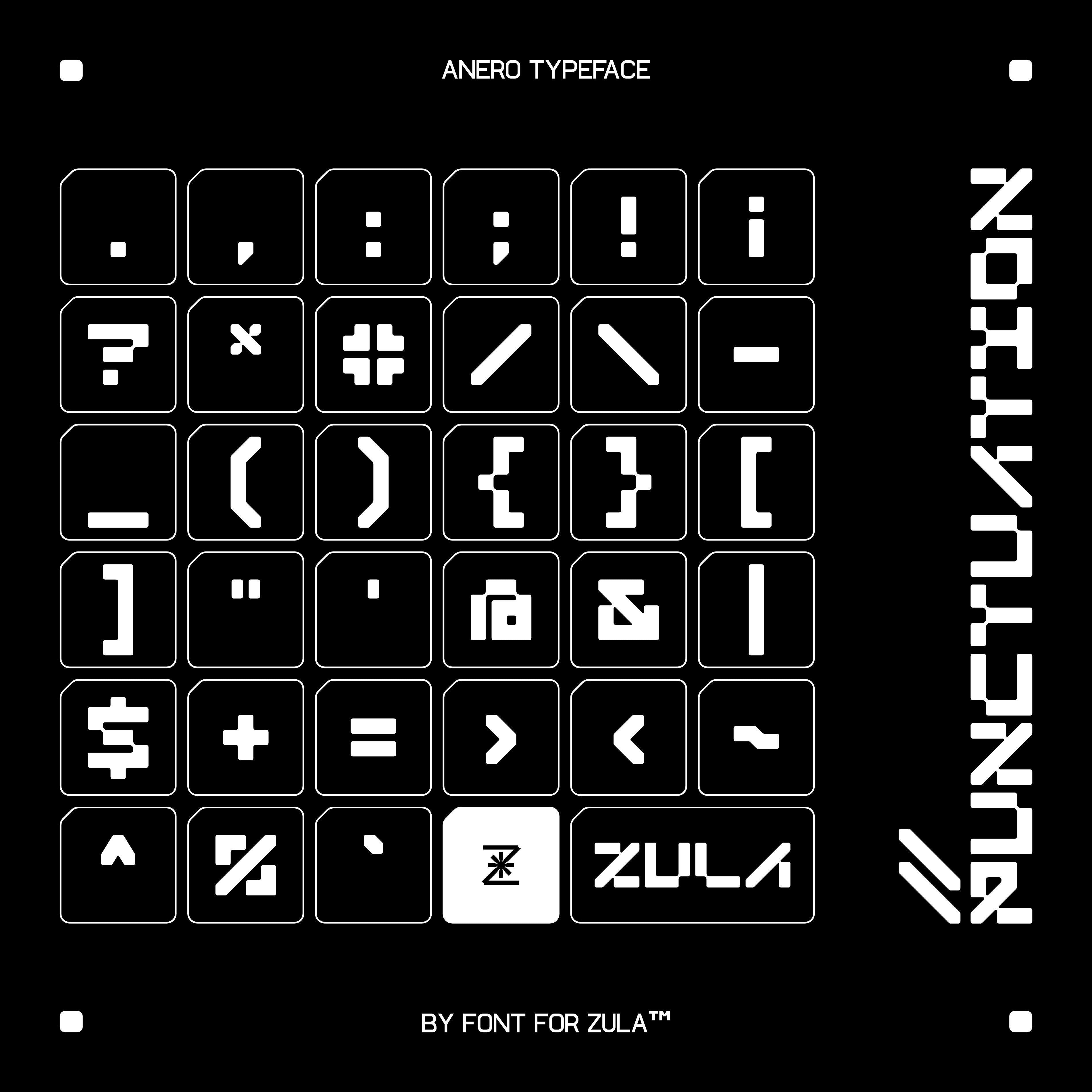 ANERO Typeface