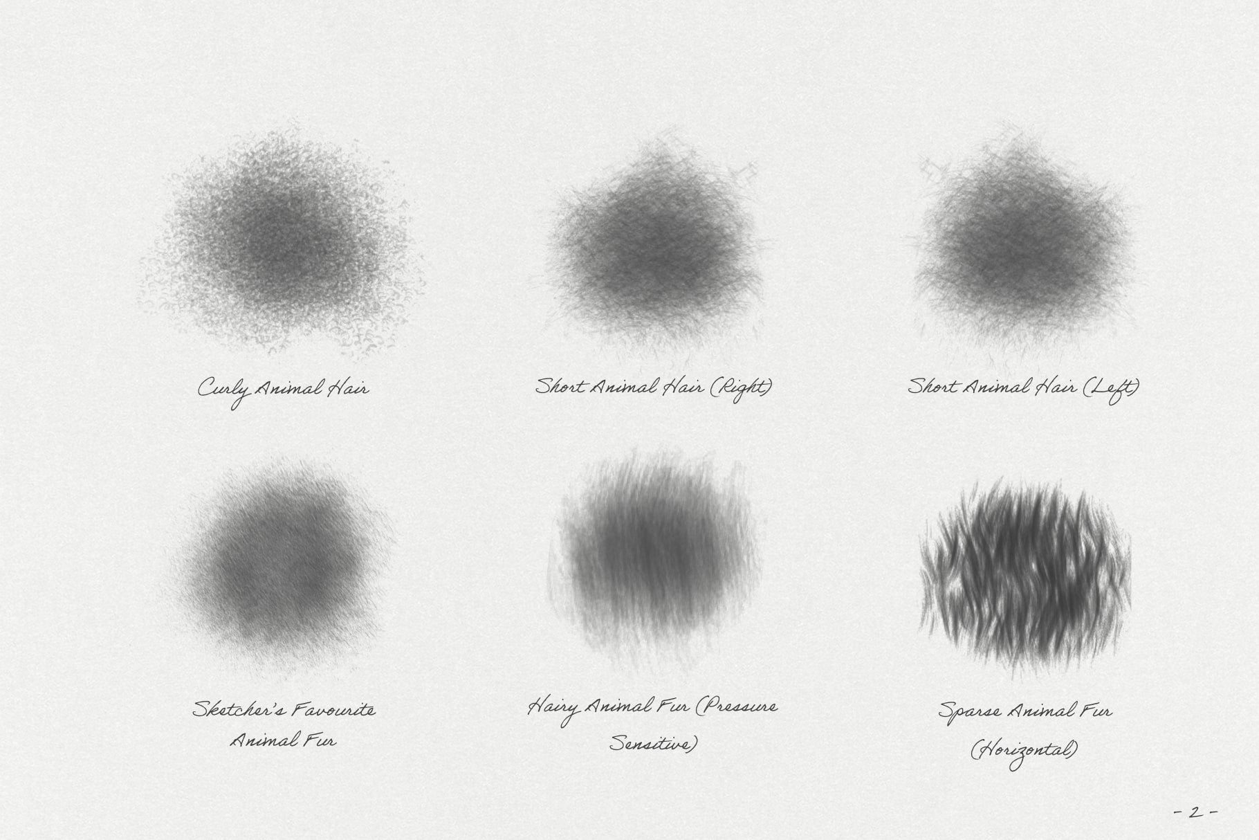 Animal Fur Procreate Kit