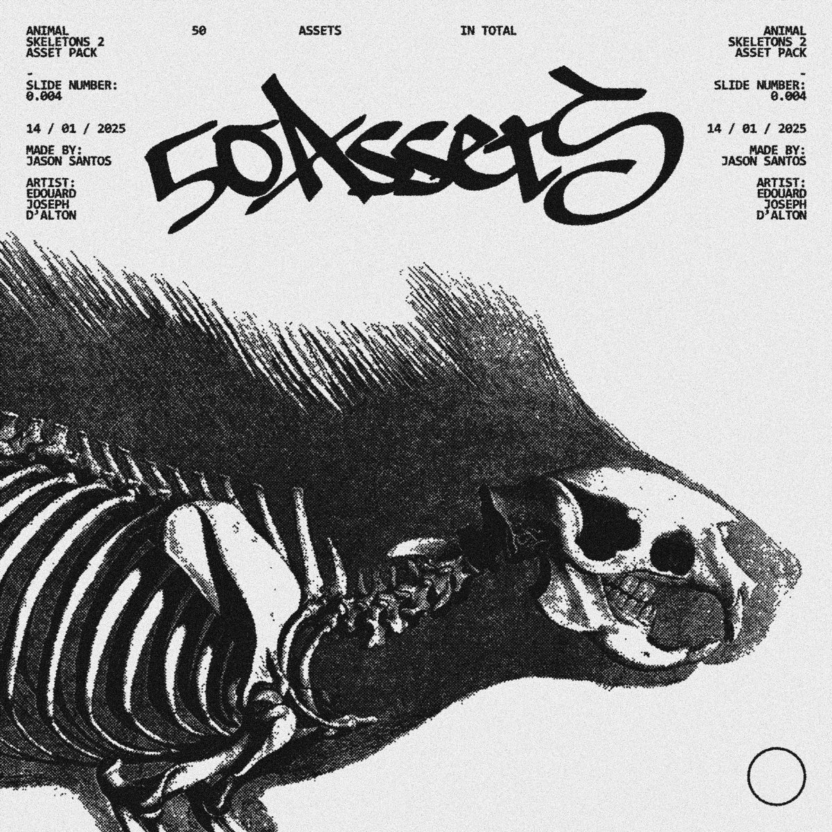 Animal Skeletons Asset Pack (Vol.2) by Jason Santos, preview 5