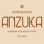 Anzuka – Modern Sans Serif
