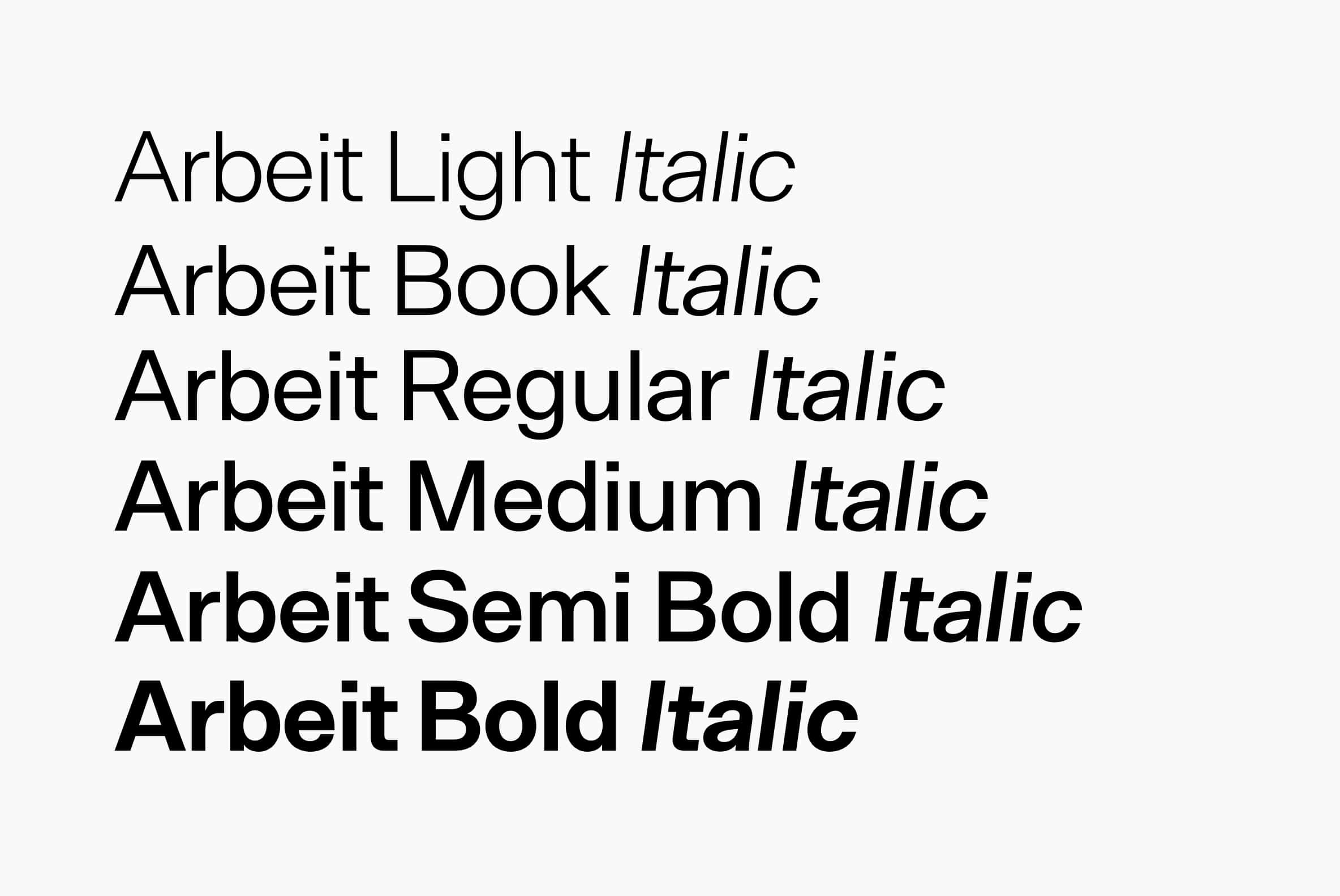 Arbeit - Full Family