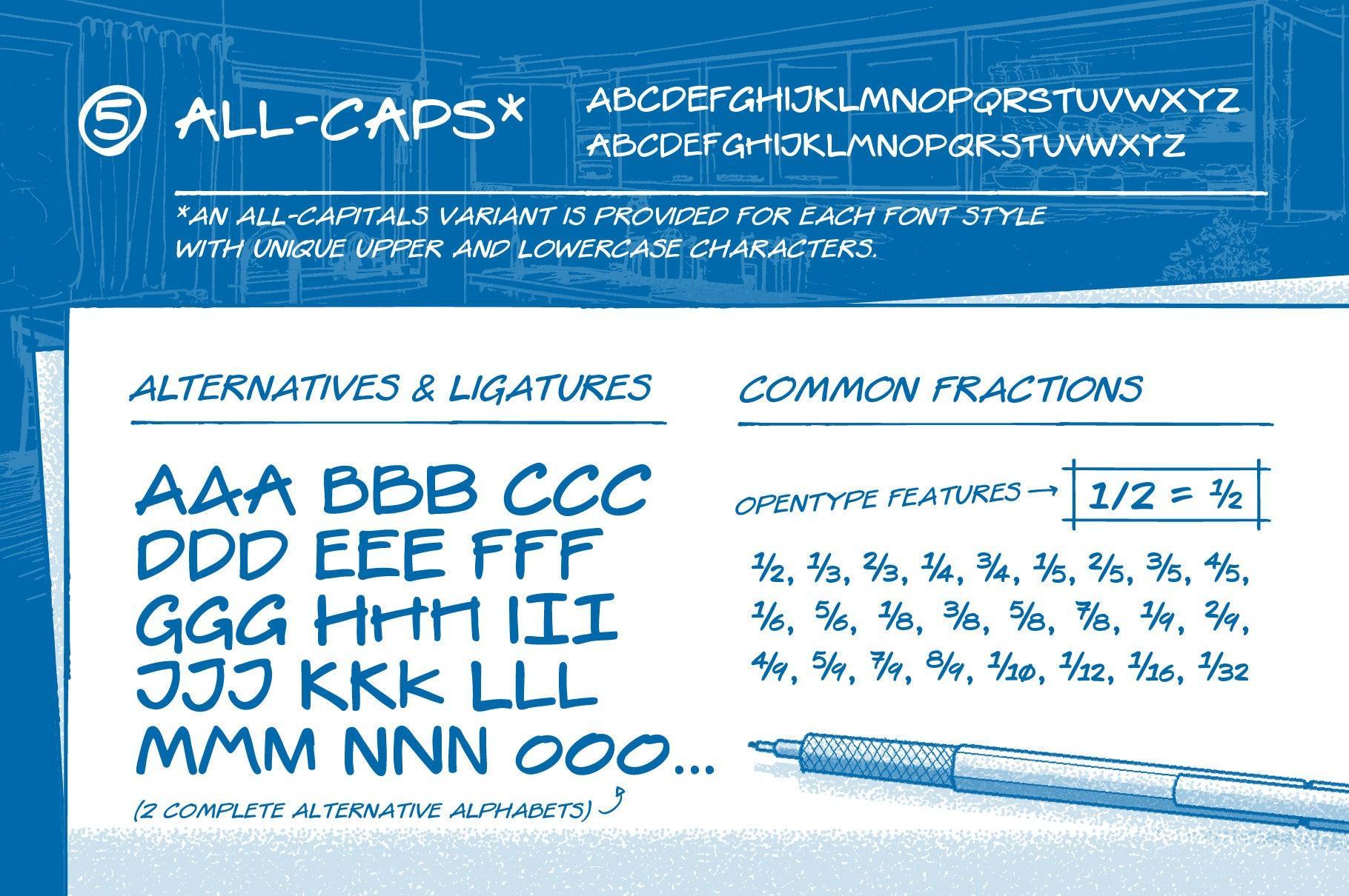 Architect Pro: Handwriting Font