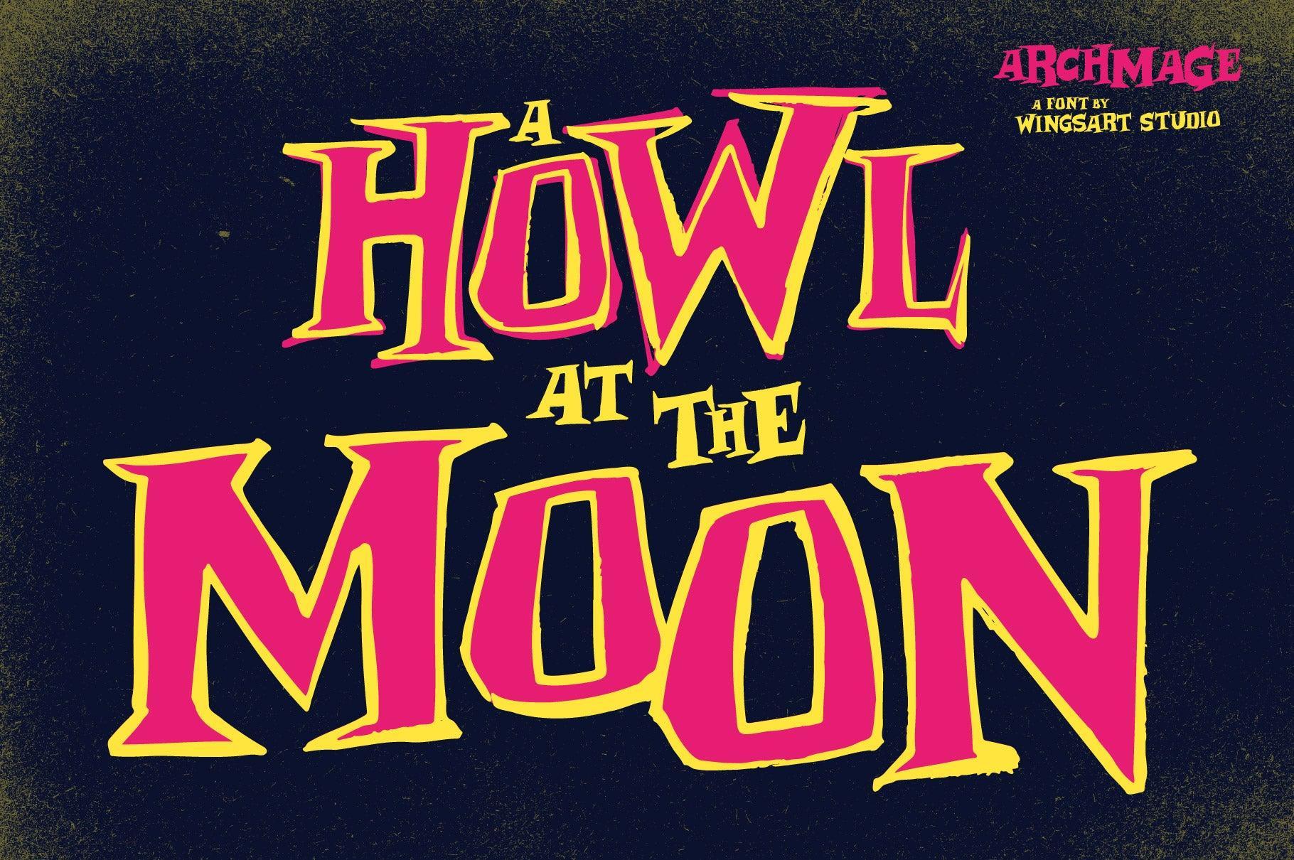 Archmage - A Phantasmagorical Serif Font