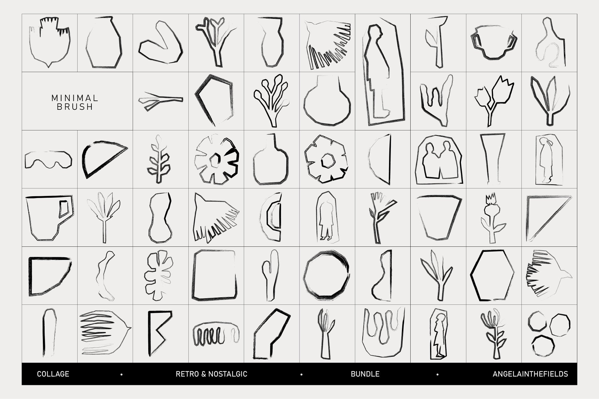 Art Collage Bundle 300+