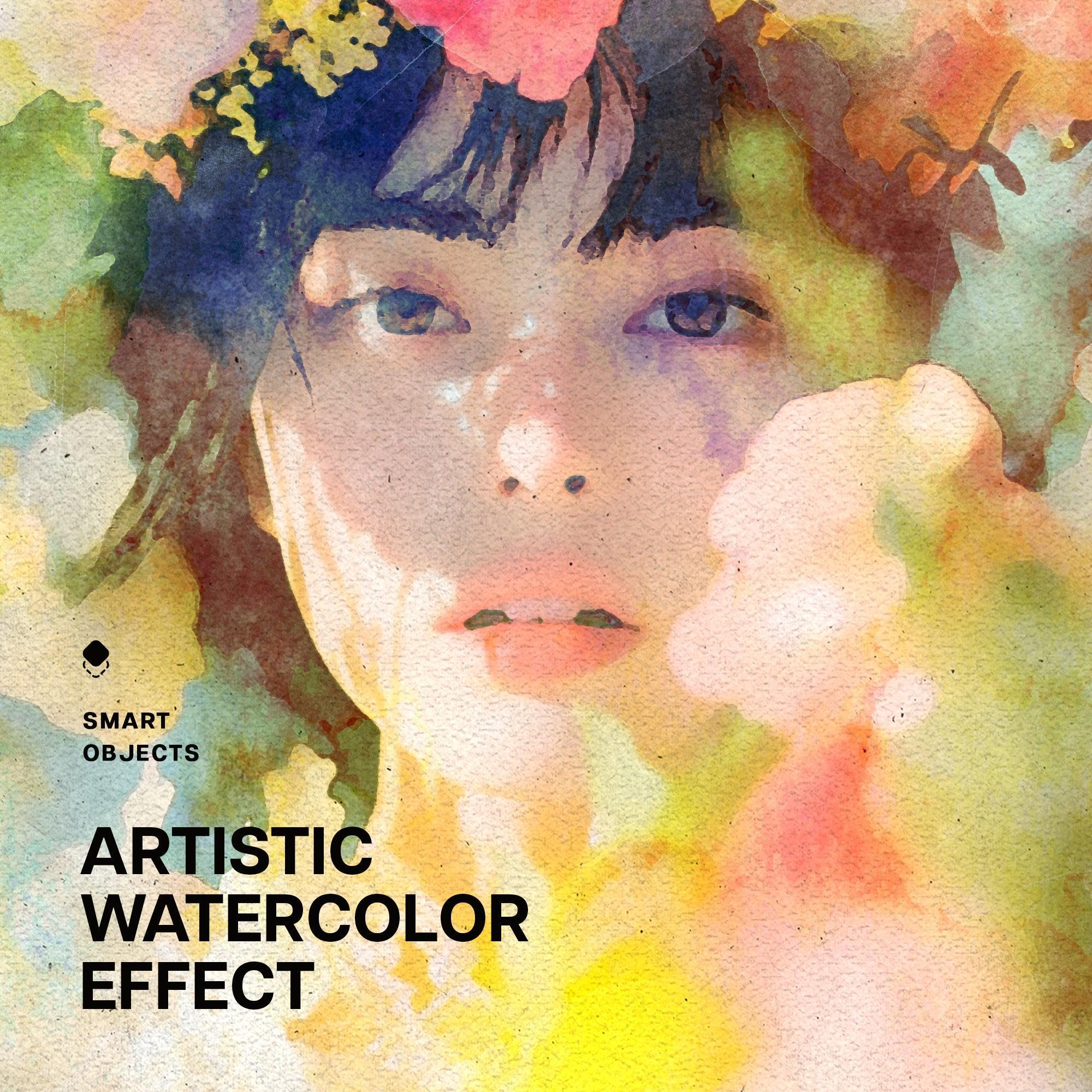 Artistic Watercolor Photo Effect