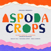 Aspoda Crops – Quirky Handwritten Sans Font