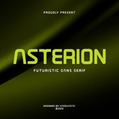 Asterion Futuristic Sans Serif Font