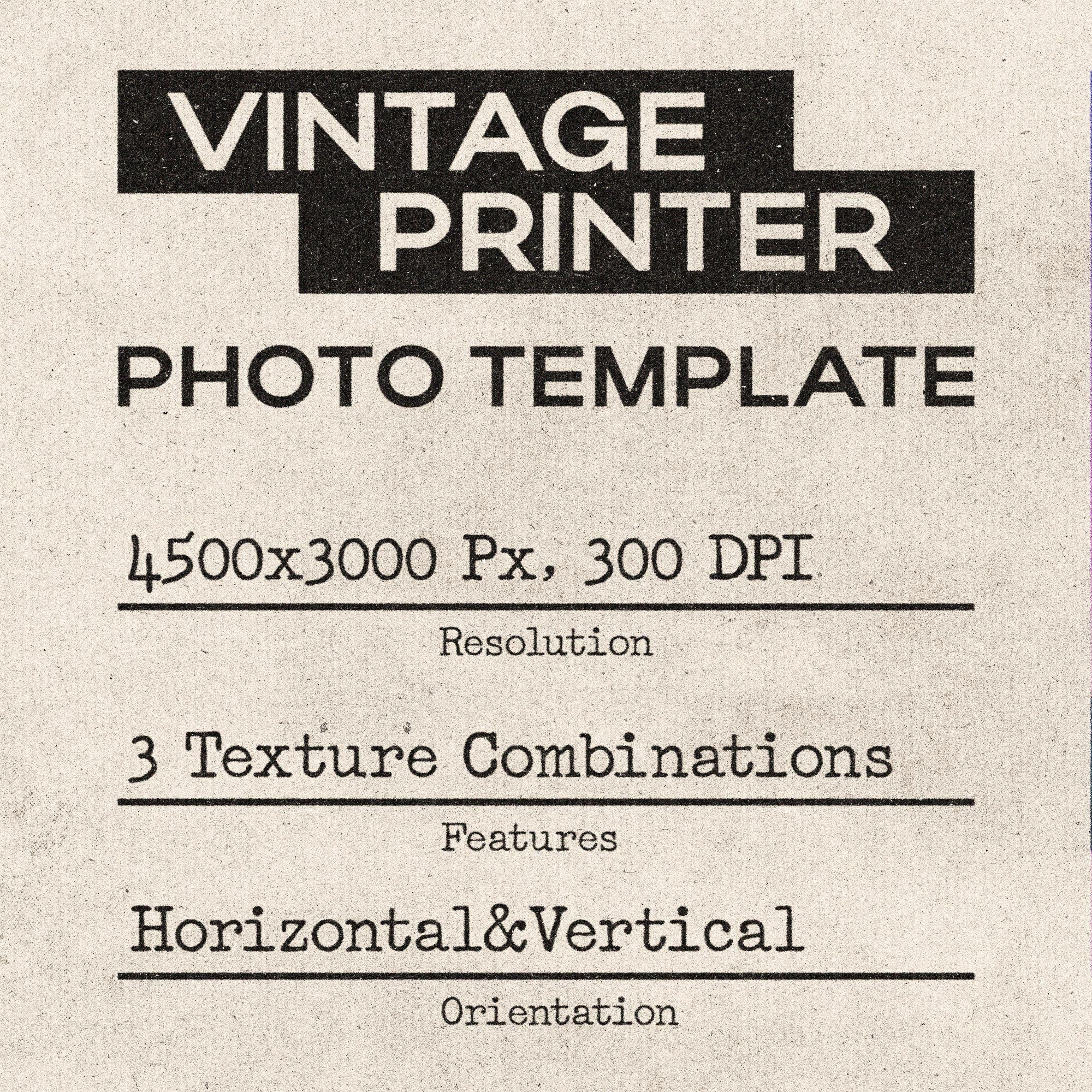 Authentic Vintage Printer