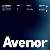 Avenor - Geometric Sans Serif Font