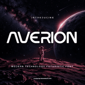 Averion - Futuristic Tech Sans Font