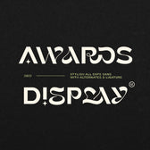 Awards - Stylish Display Sans