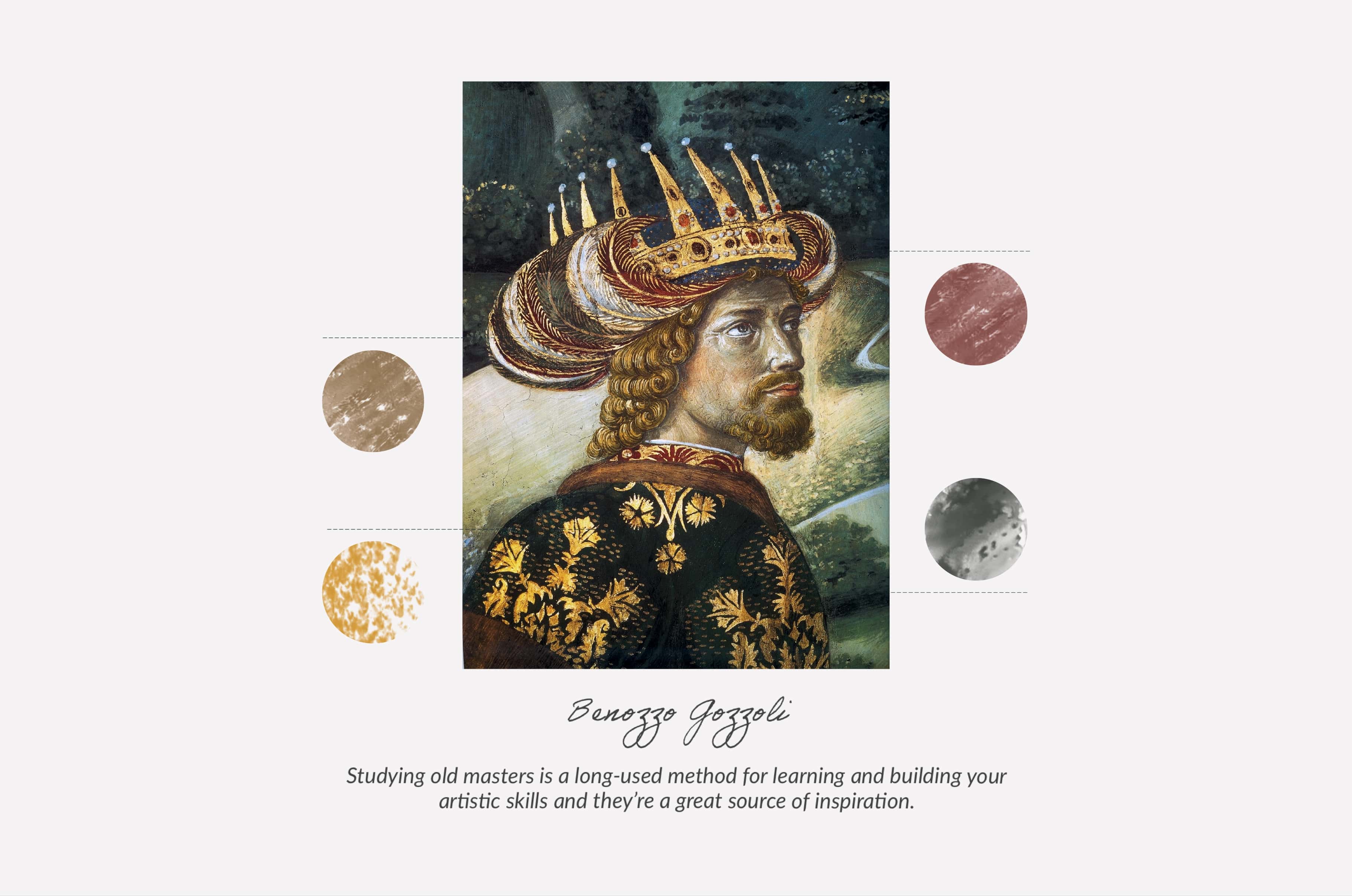 Benozzo Gozzoli Procreate Brushes & Color Palettes