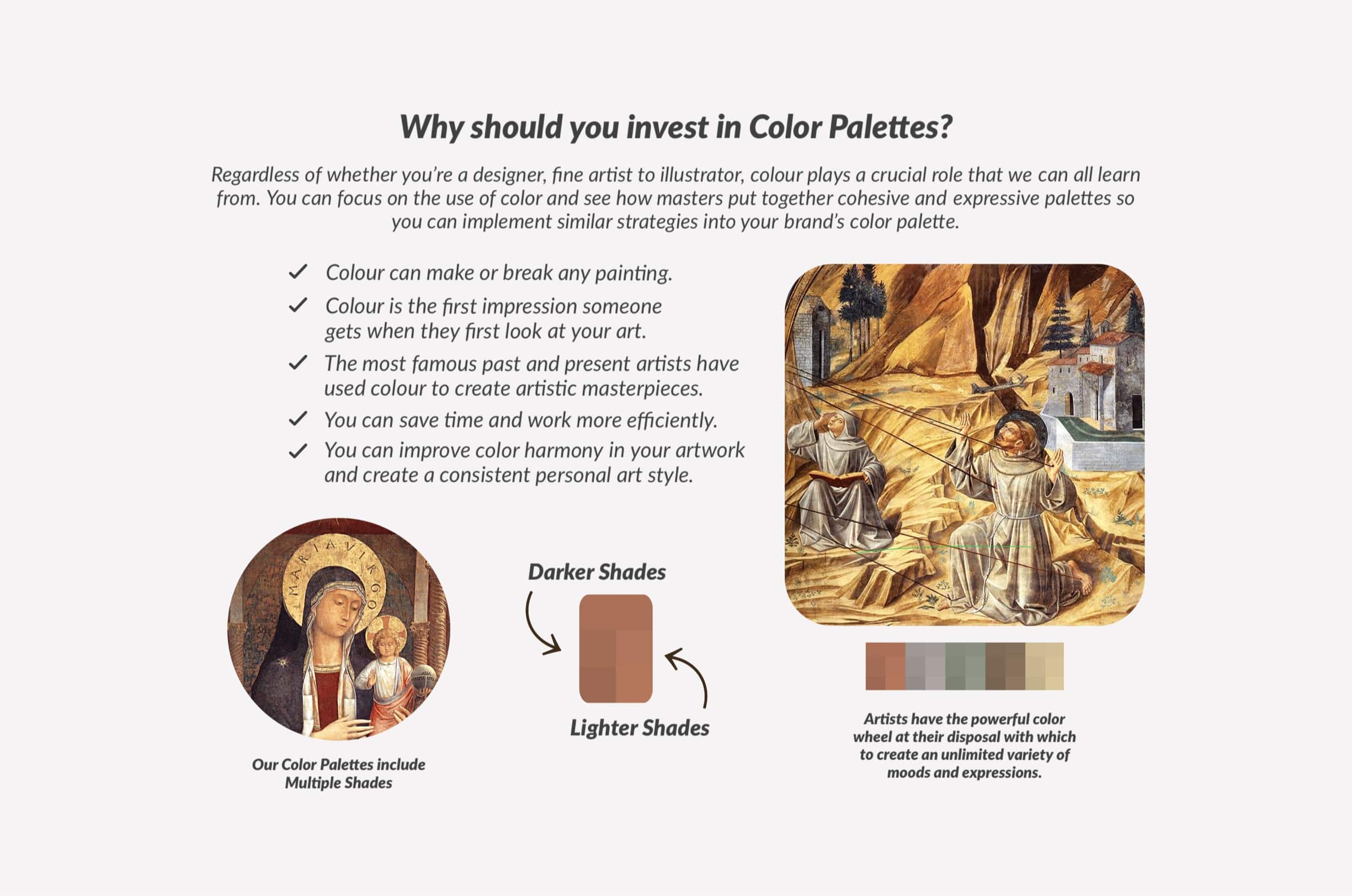 Benozzo Gozzoli Procreate Brushes & Color Palettes
