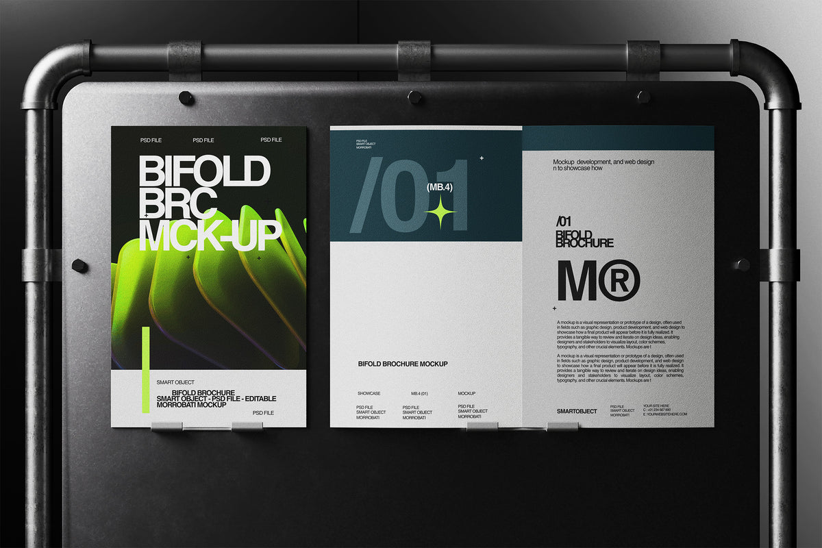 Bifold Brochure Mockup by Morrobati, preview 3