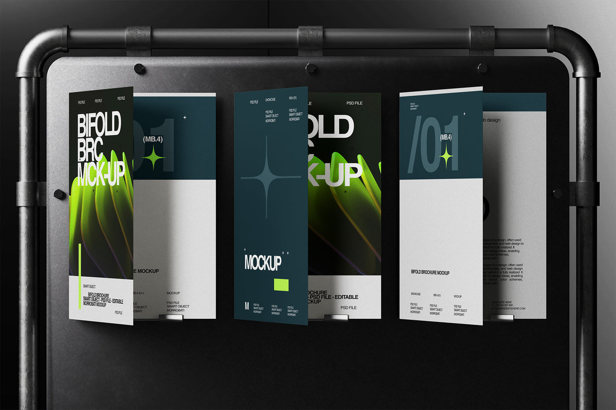Bifold Brochure Mockup by Morrobati, preview 5