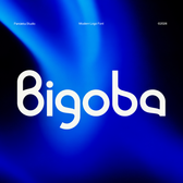 Bigoba - Modern Logo Font