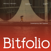Bitfolio Contemporary Serif Font