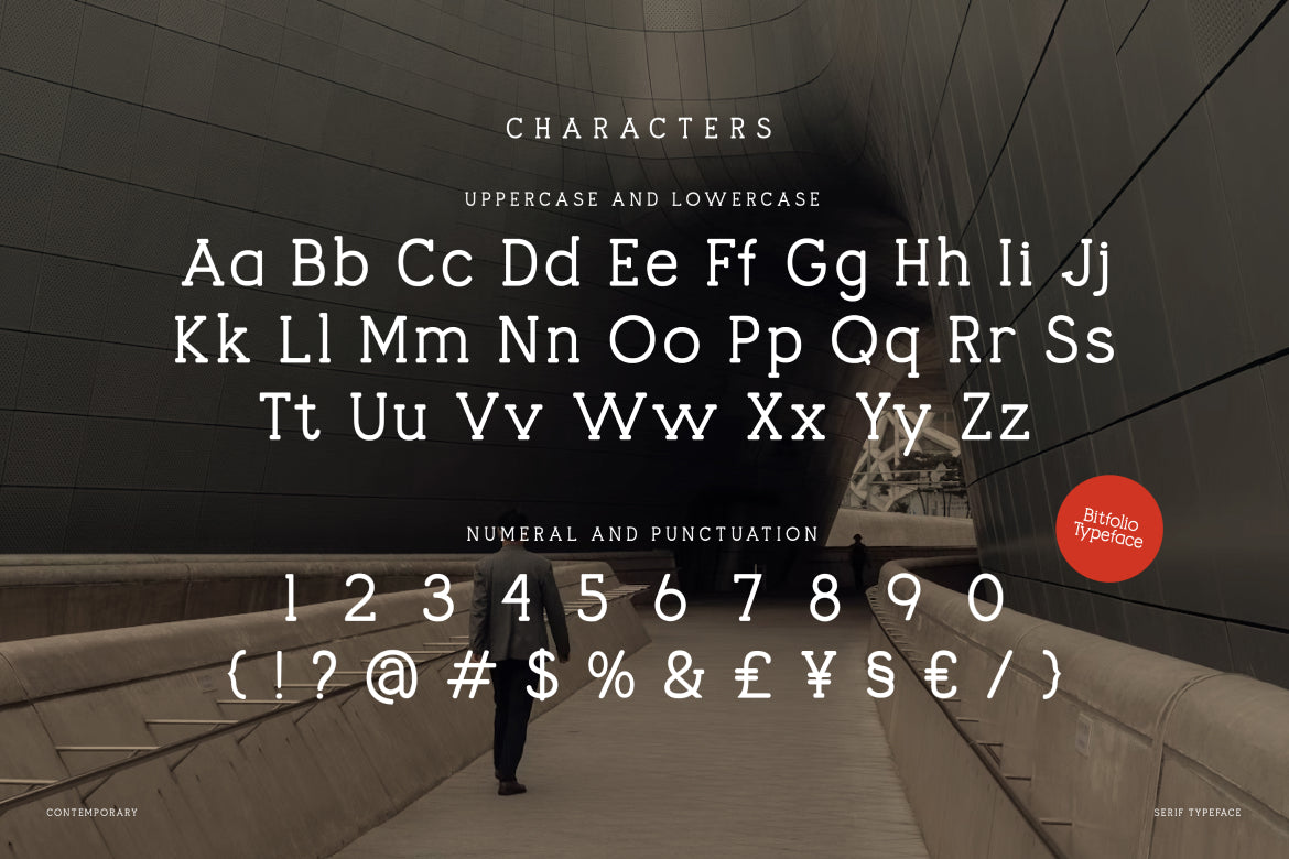 Bitfolio Contemporary Serif Font by Vadova Studio, preview 2