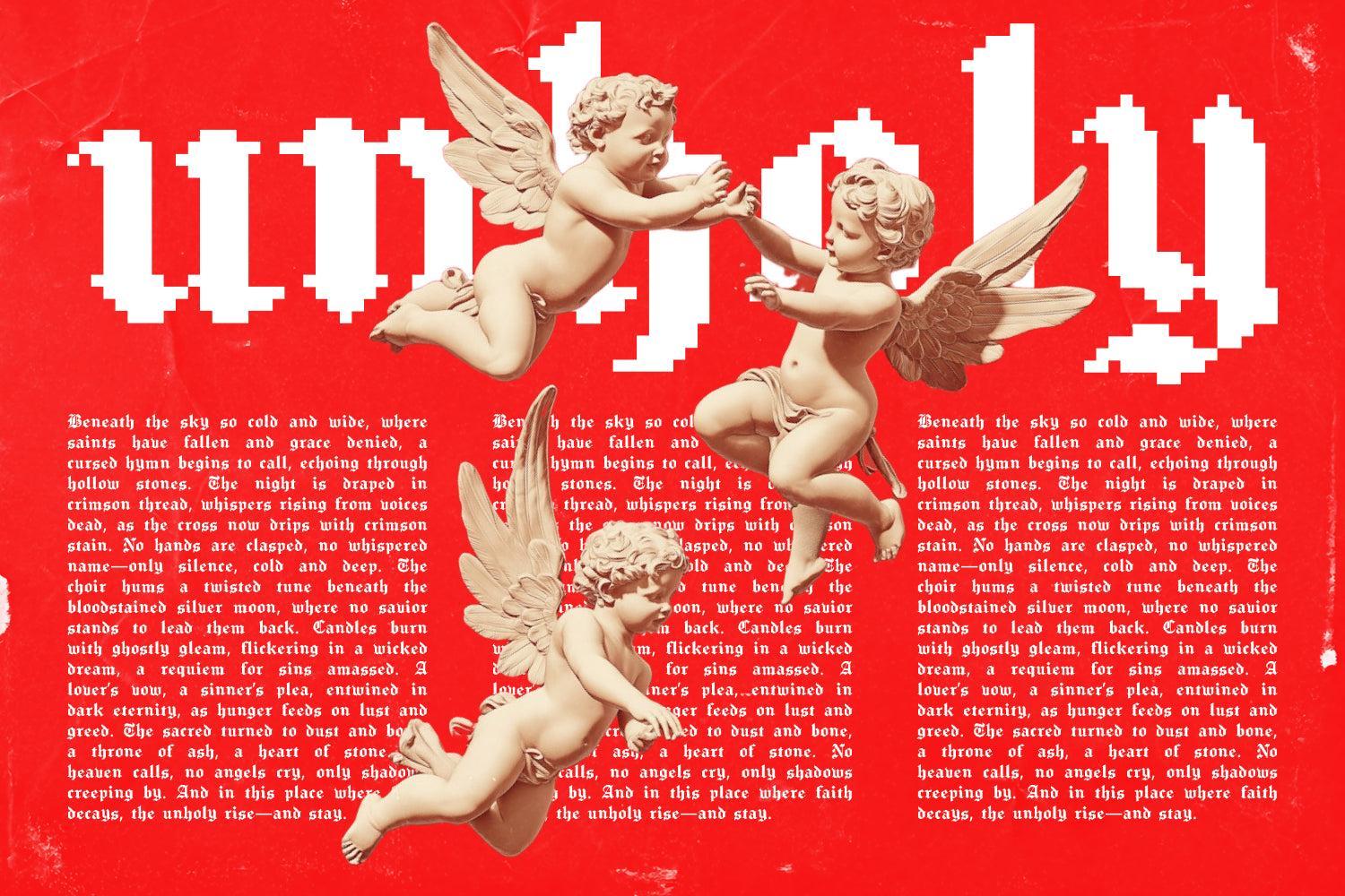 Blackletter Bit Display