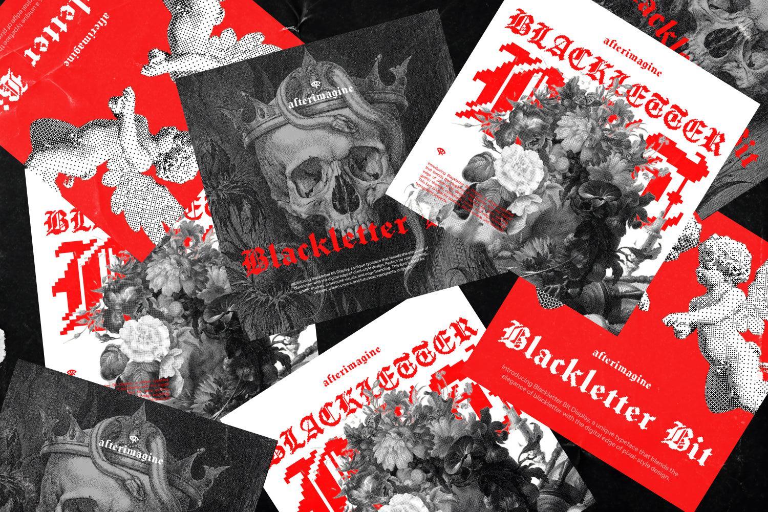 Blackletter Bit Display