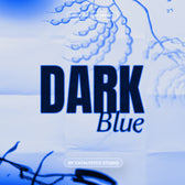 Blue Ink Text Effect