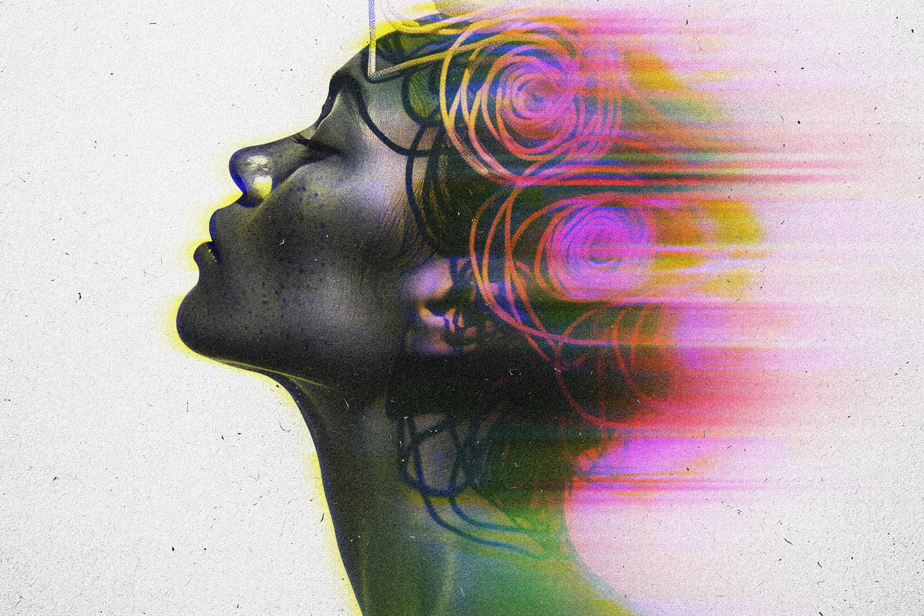 Blur Glitch Photo Effect