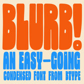Blurb Chunky Condensed Display Font