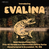 Bold Font Evalina